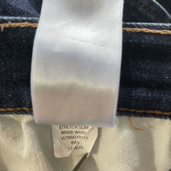 Old Navy Jeans Mens Stretch Slim Build in Flex 29x 28 Actual (29x30) Blue Denim - Picture 8 of 14